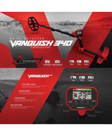 MINELAB VANQUISH 340 + housse MINELAB VANQUISH 340 + housse