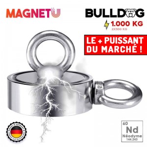 AIMANT NÉODYME BULLDOG 1.000 KG (2 X 500 KG)