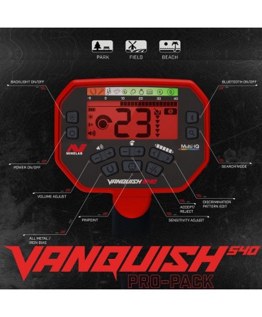 MINELAB VANQUISH 540 PRO PACK