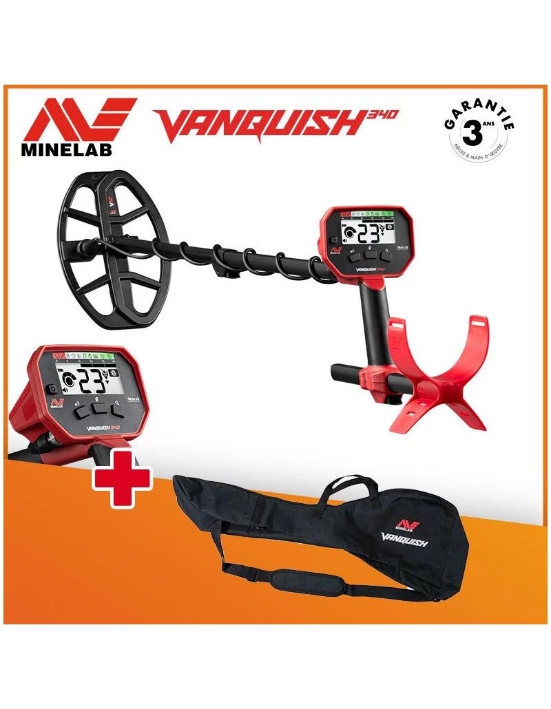 MINELAB VANQUISH 340 + housse MINELAB VANQUISH 340 + housse